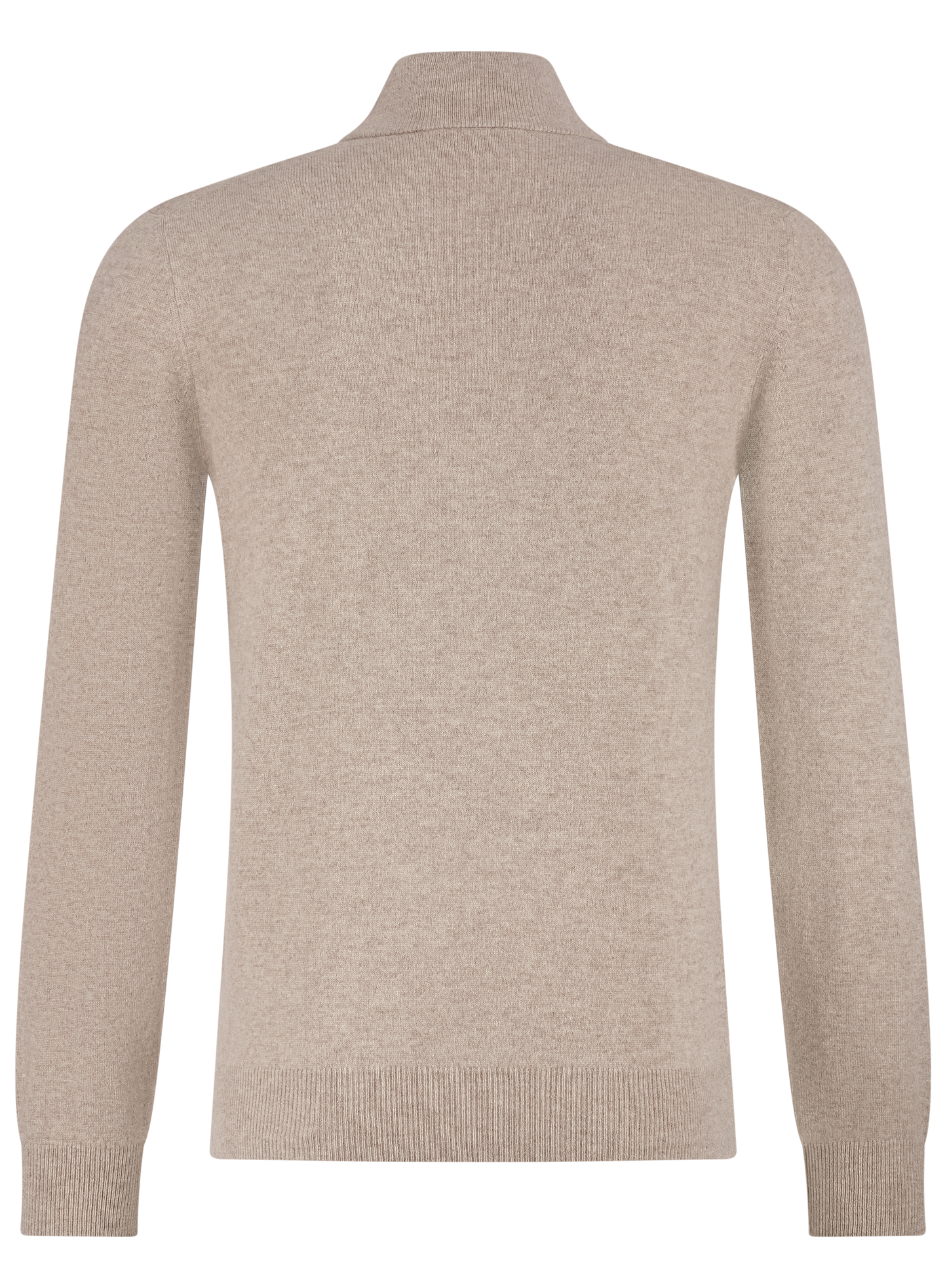 Half-zip trui van wol | Beige