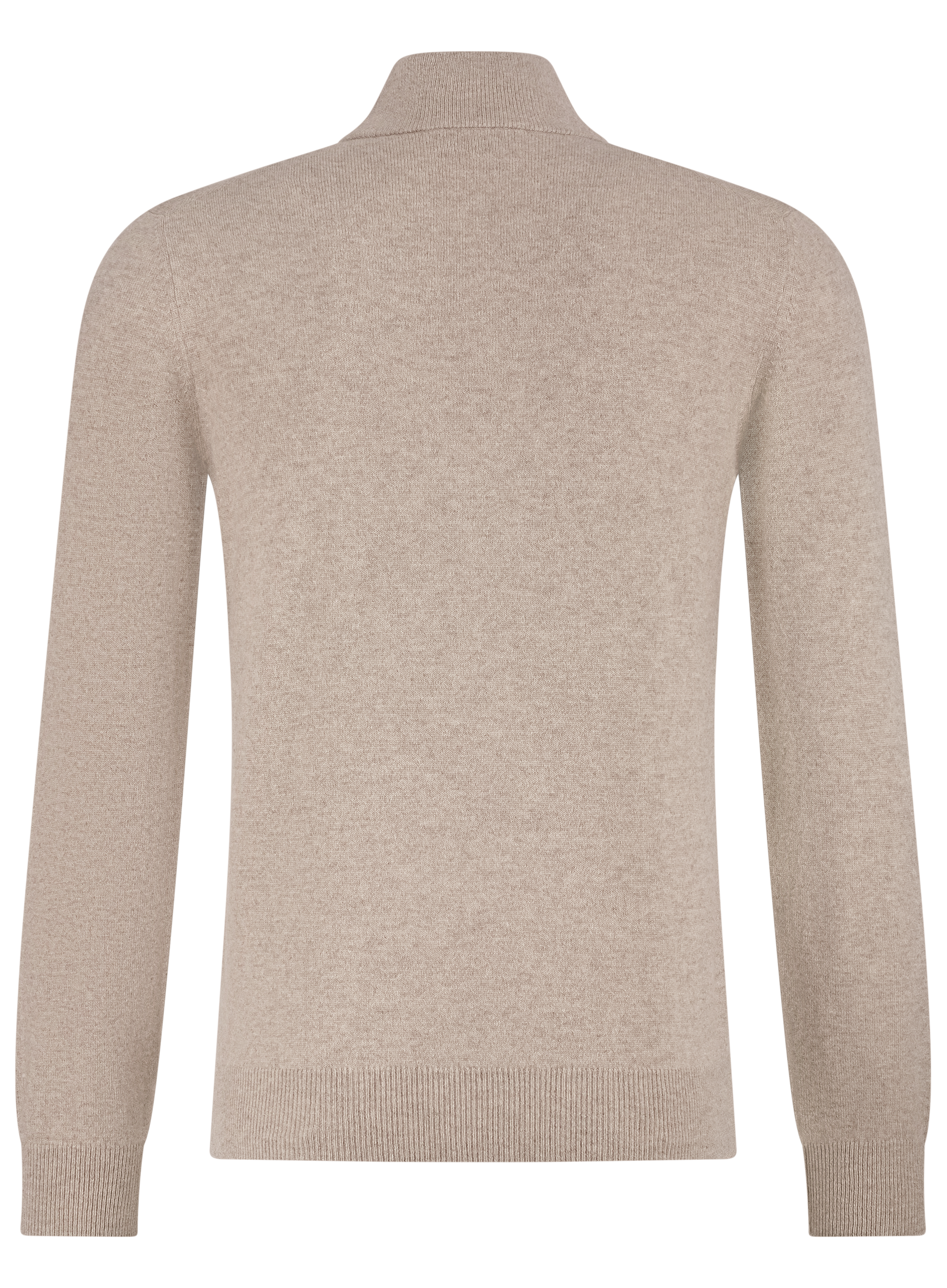 Half-zip trui van wol | Beige