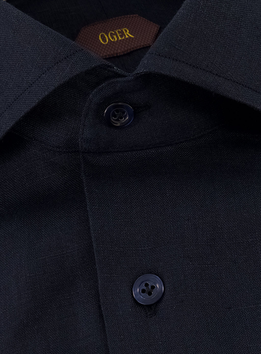 Shirt van linnen | FULL_WIDTH | BLUE NAVY