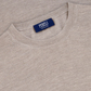 Longsleeve crewneck van cashmere en zijde | FULL_WIDTH | TAUPE