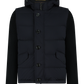 Gewatteerd jack met capuchon | BLUE NAVY