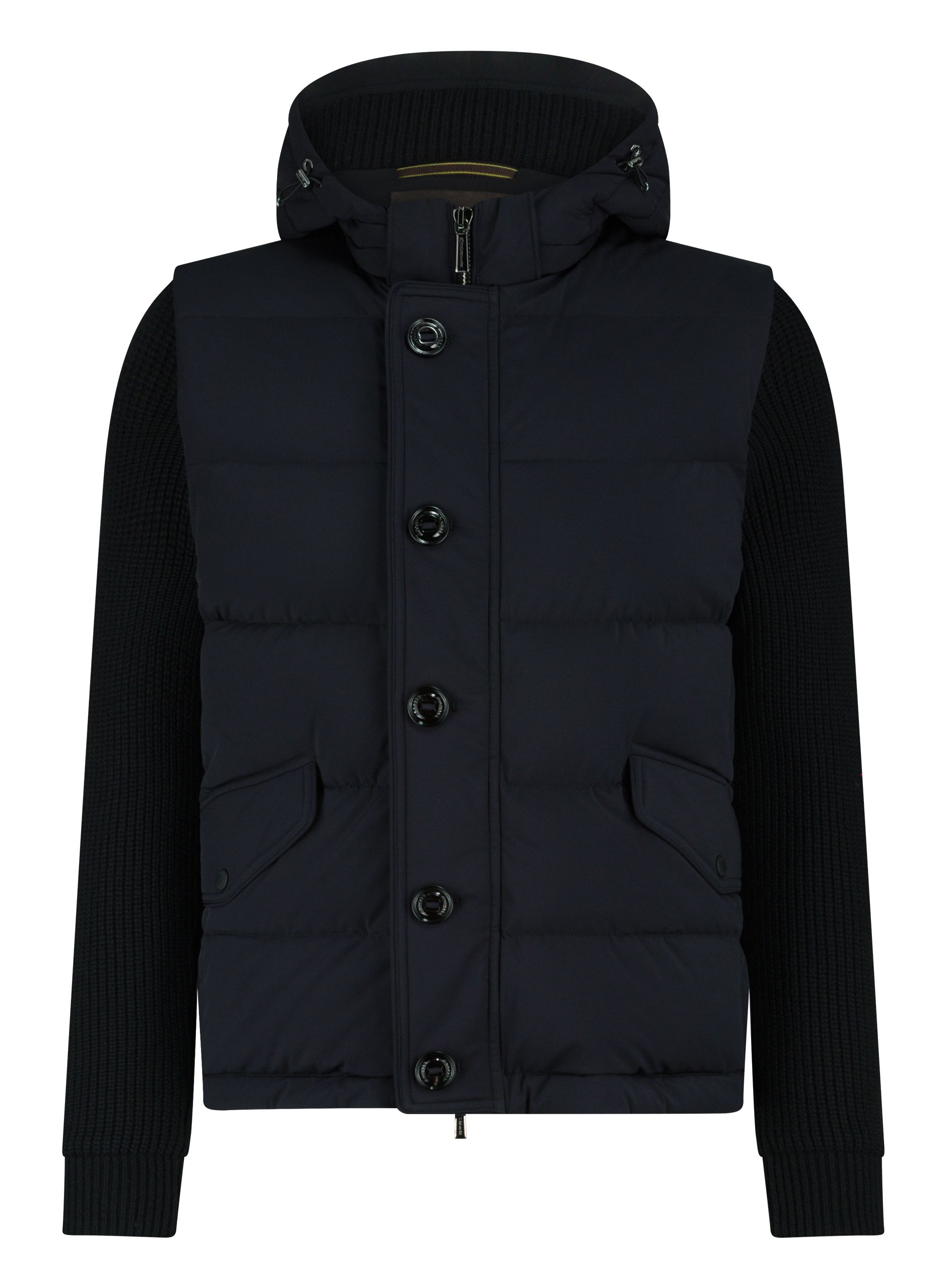 Gewatteerd jack met capuchon | BLUE NAVY