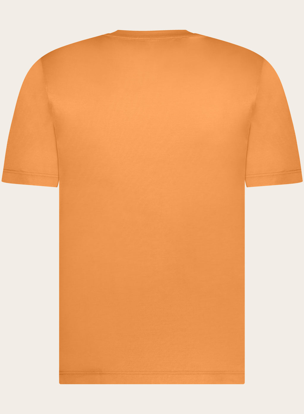 T-shirt van katoen | Oranje
