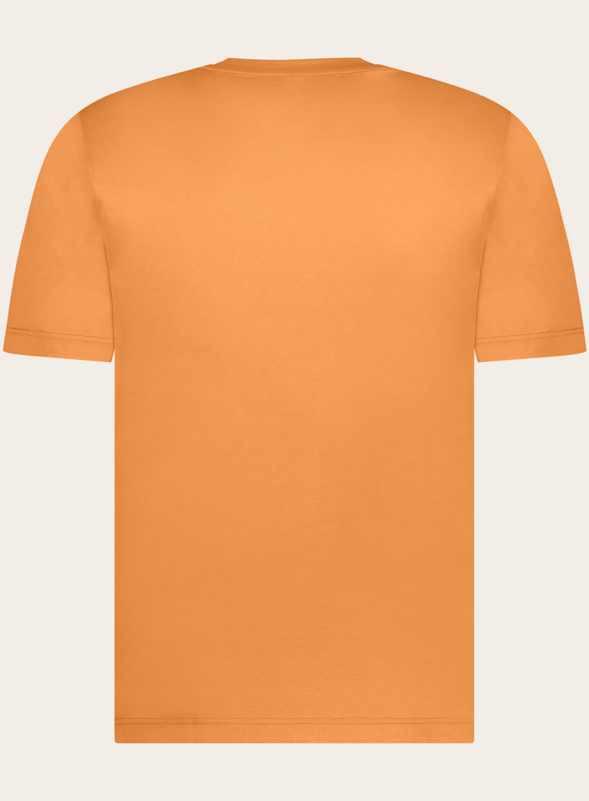 T-shirt van katoen | Oranje