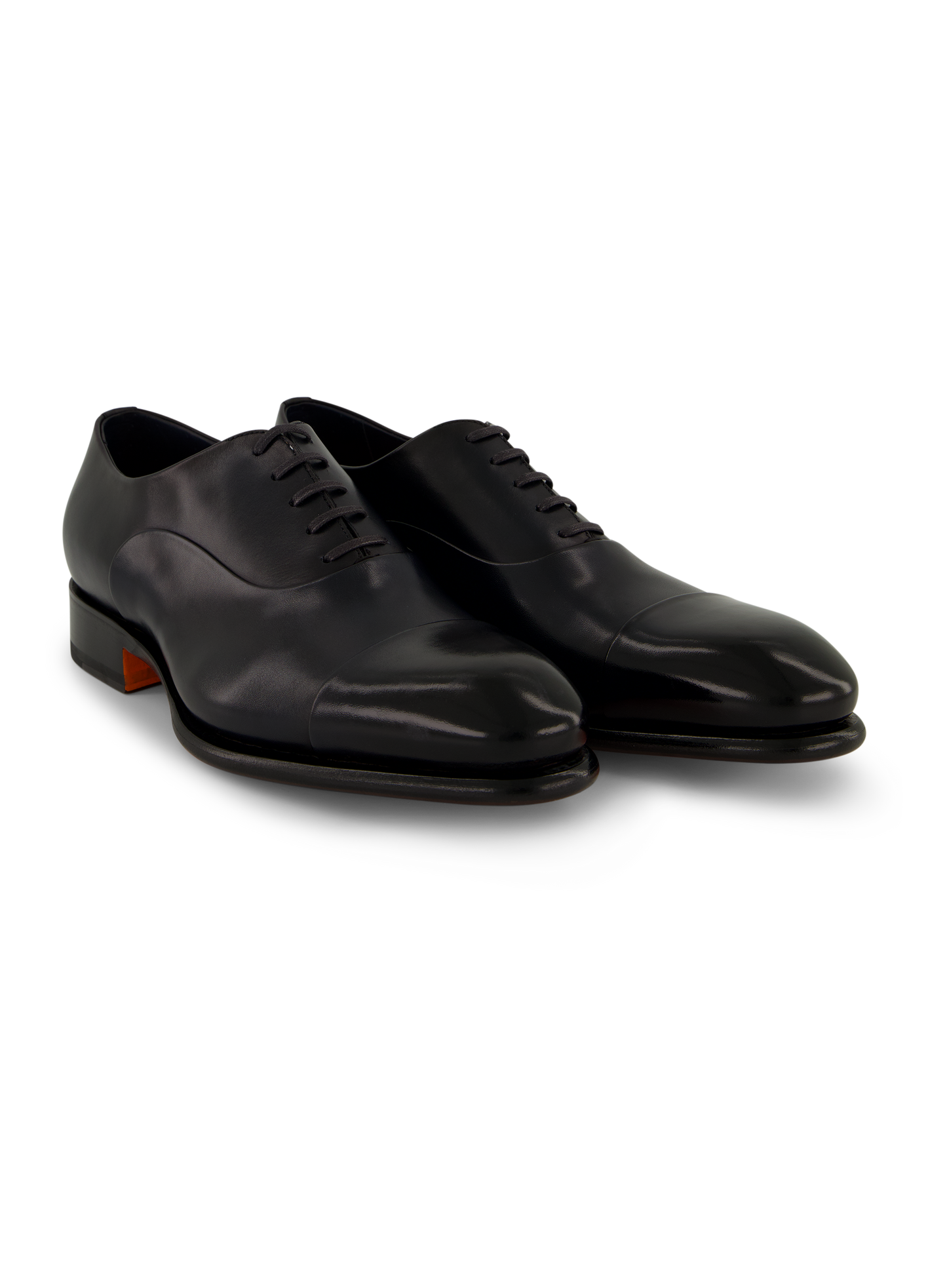 Oxford veterschoen van leer | BLUE NAVY