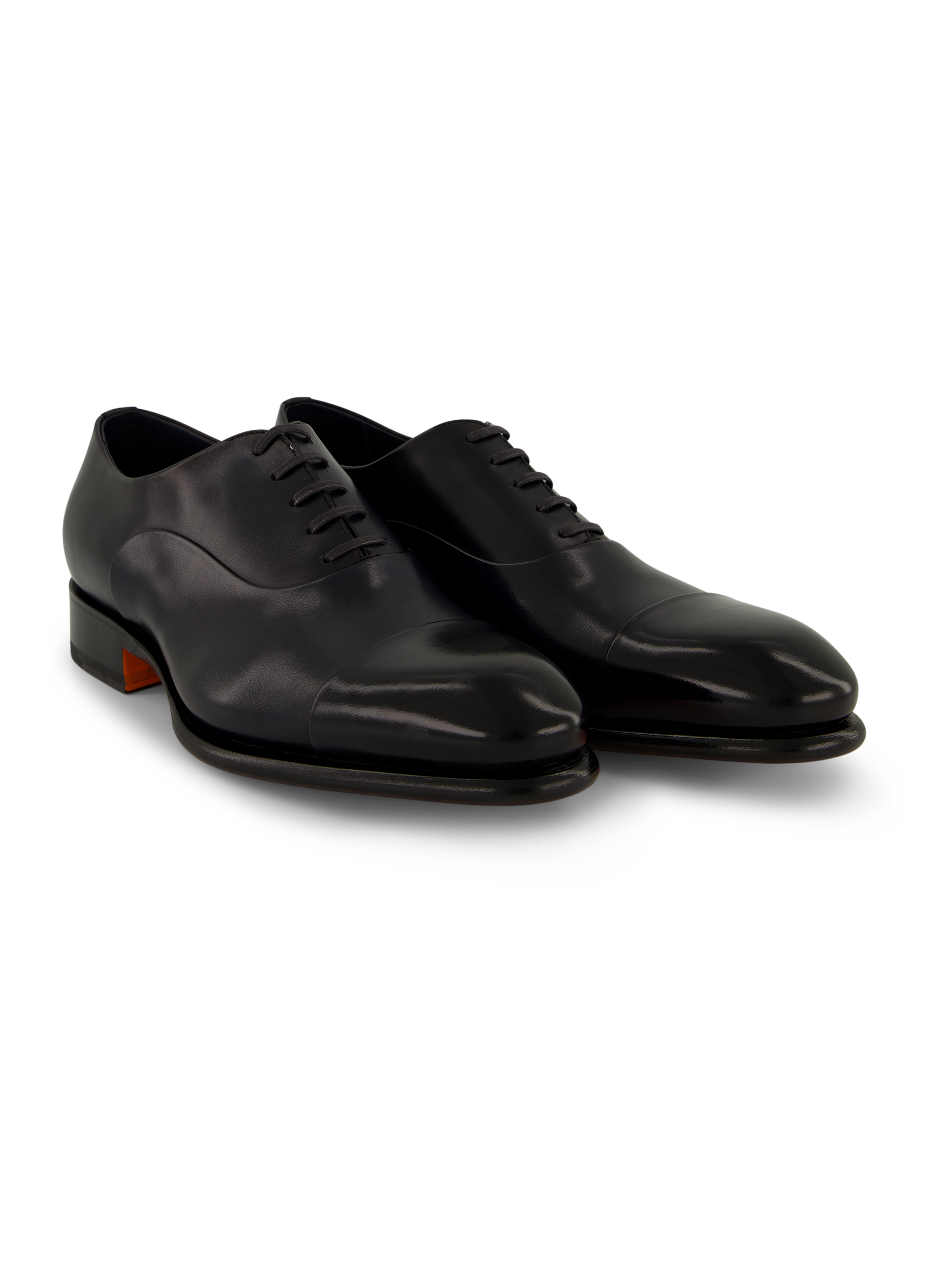 Oxford veterschoen van leer | BLUE NAVY