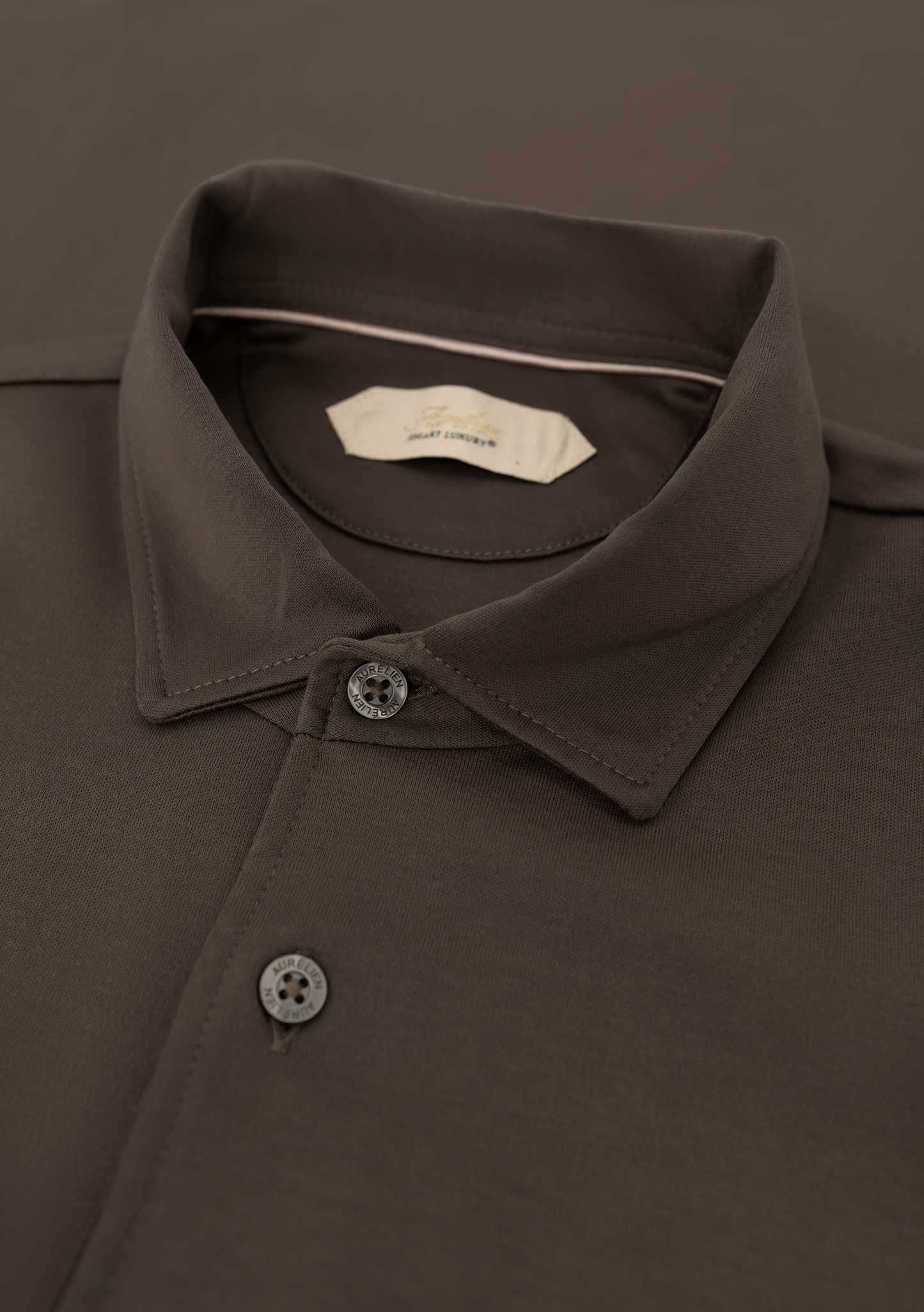 Katoenen polo | FULL_WIDTH | TAUPE