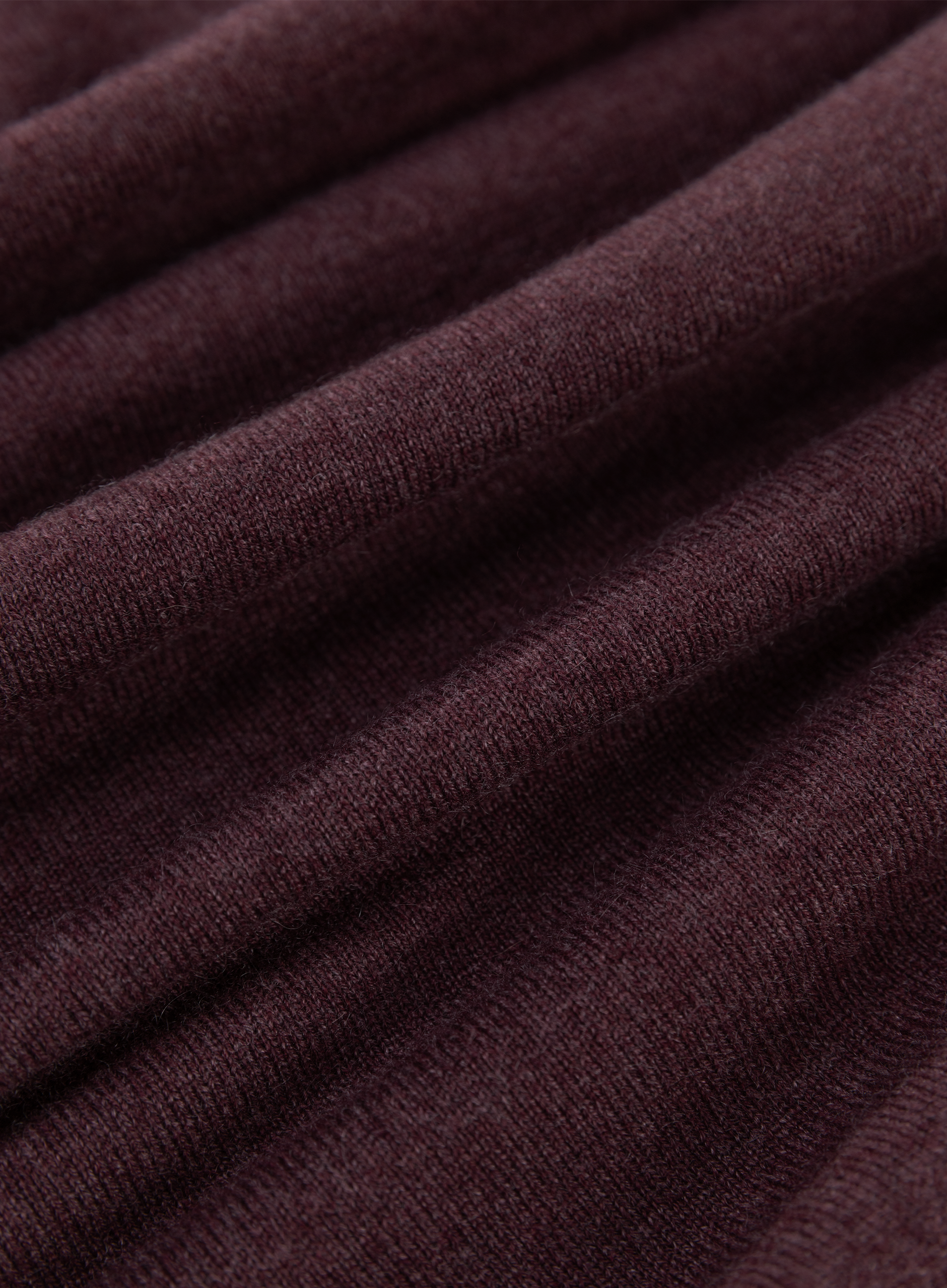 Half-zip ritsvest van cashmere | FULL_WIDTH | DARK BORDEAUX