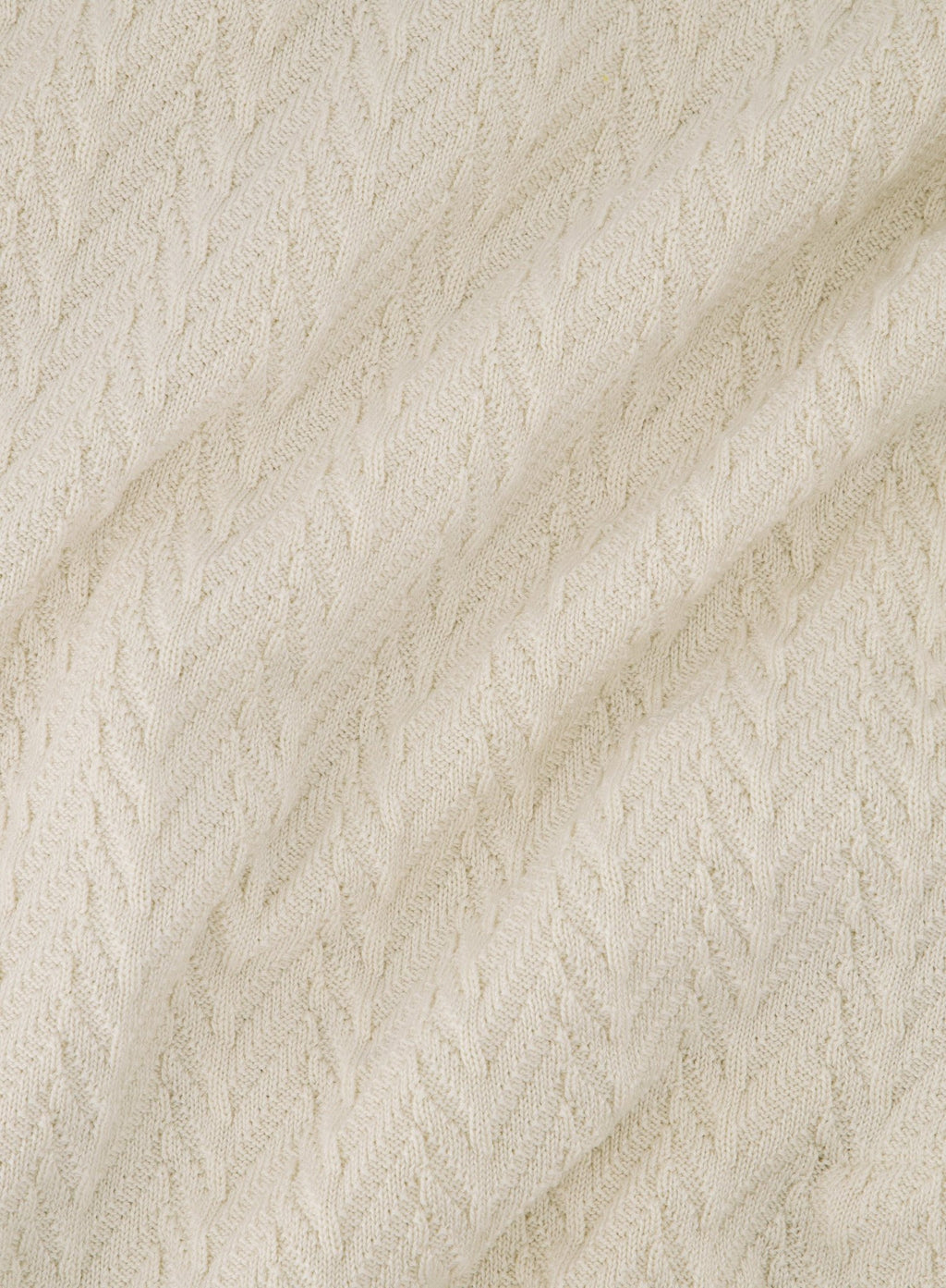 Knitted jasje van katoen | Beige