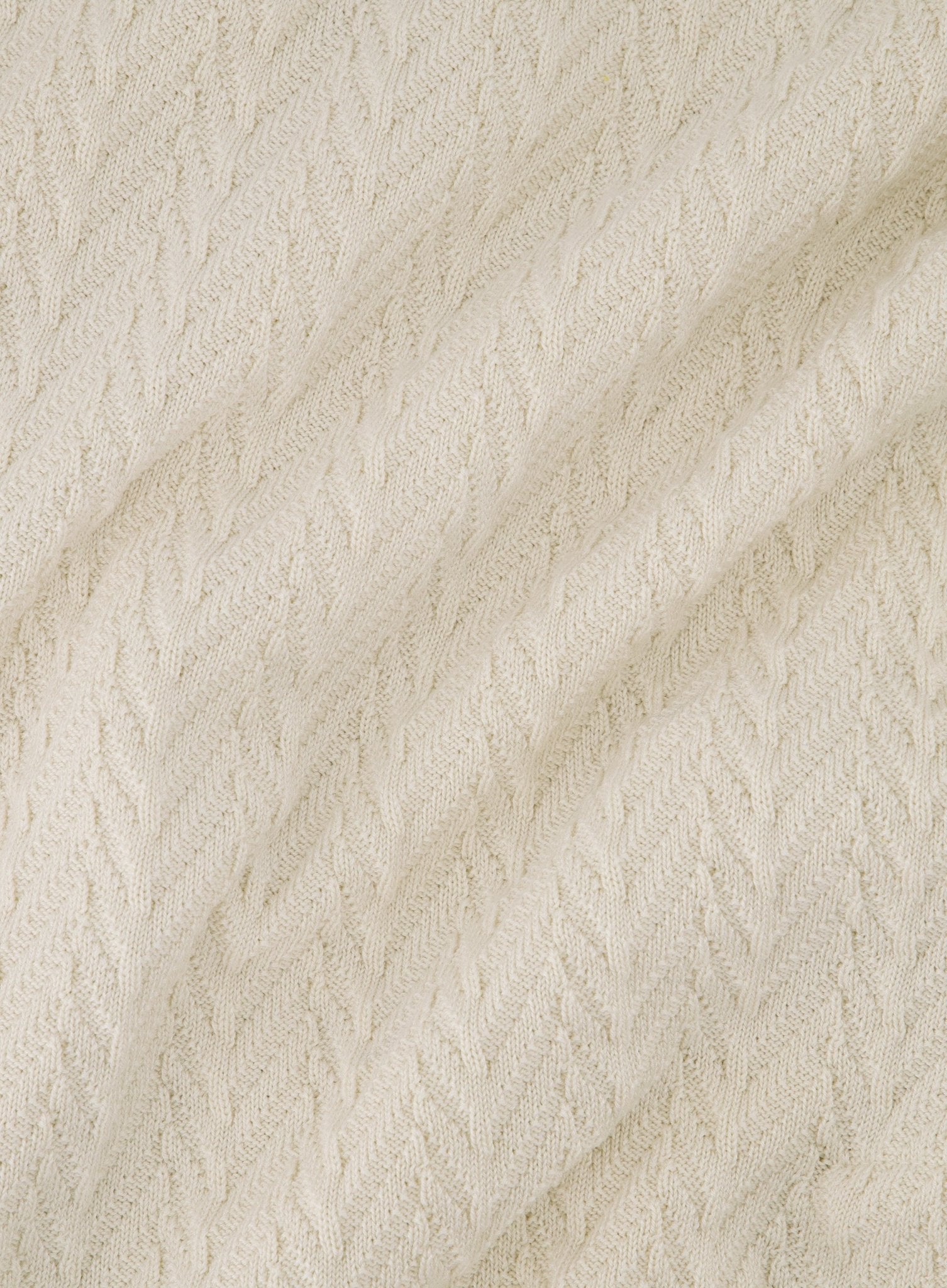 Knitted jasje van katoen | Beige