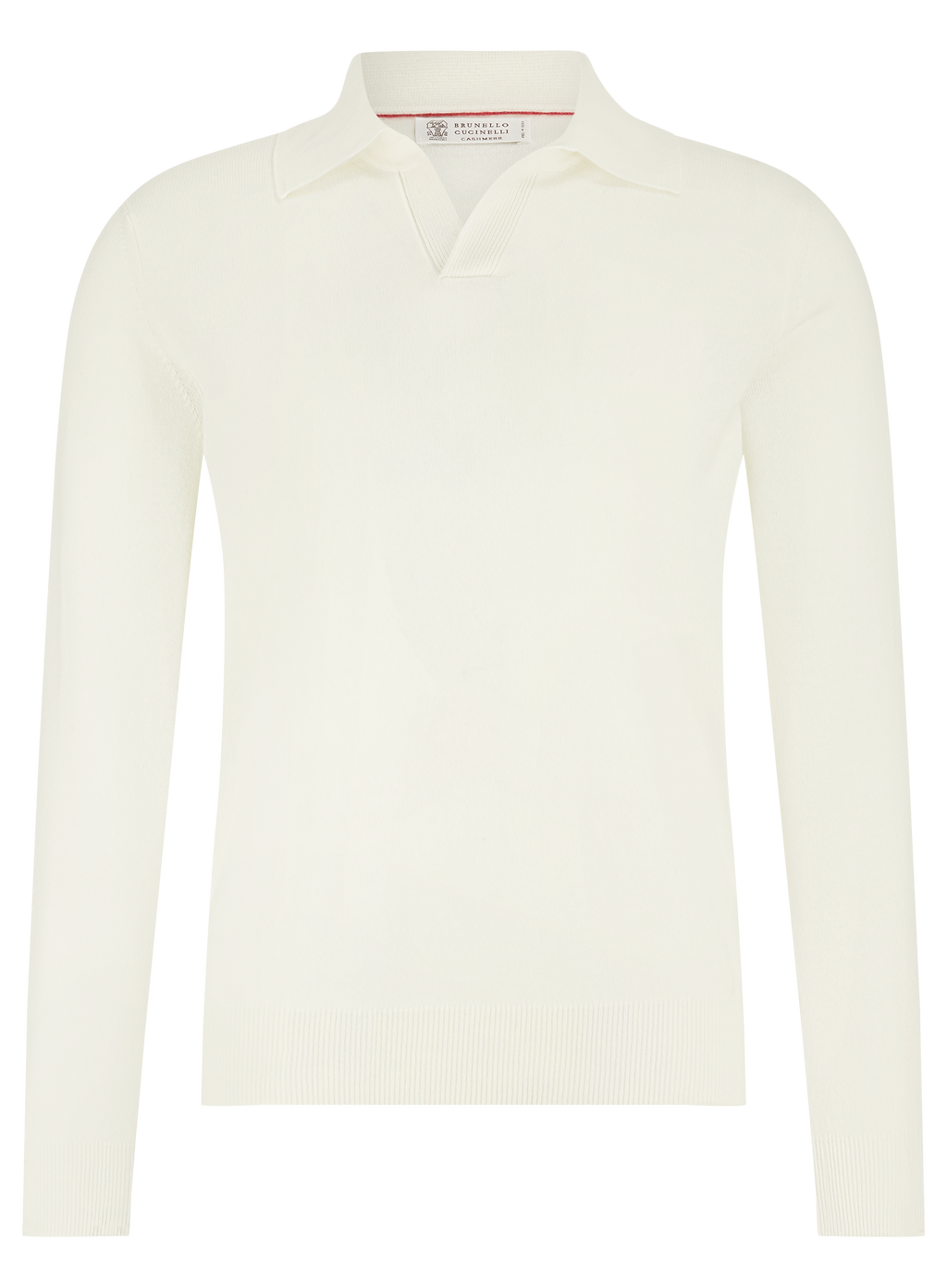 Buttonless polo van cashmere | ROOM-WIT