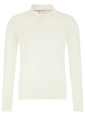 Buttonless polo van cashmere | ROOM-WIT