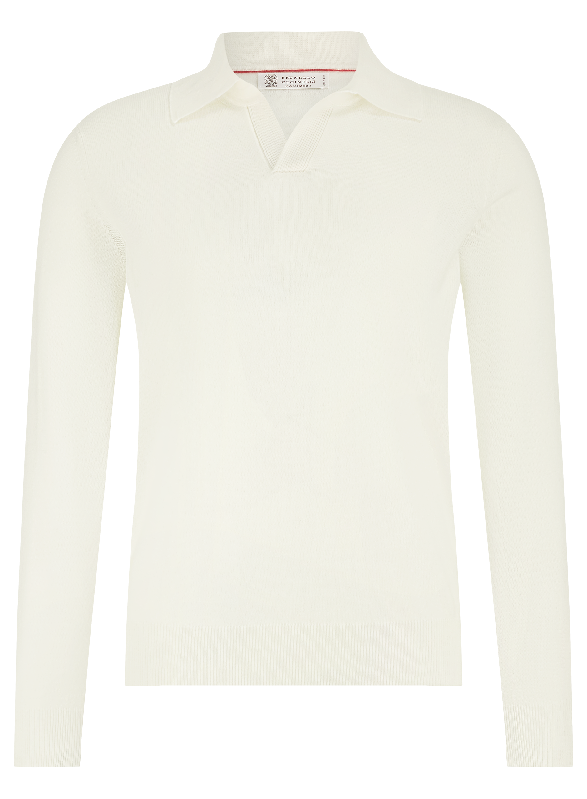 Buttonless polo van cashmere | ROOM-WIT