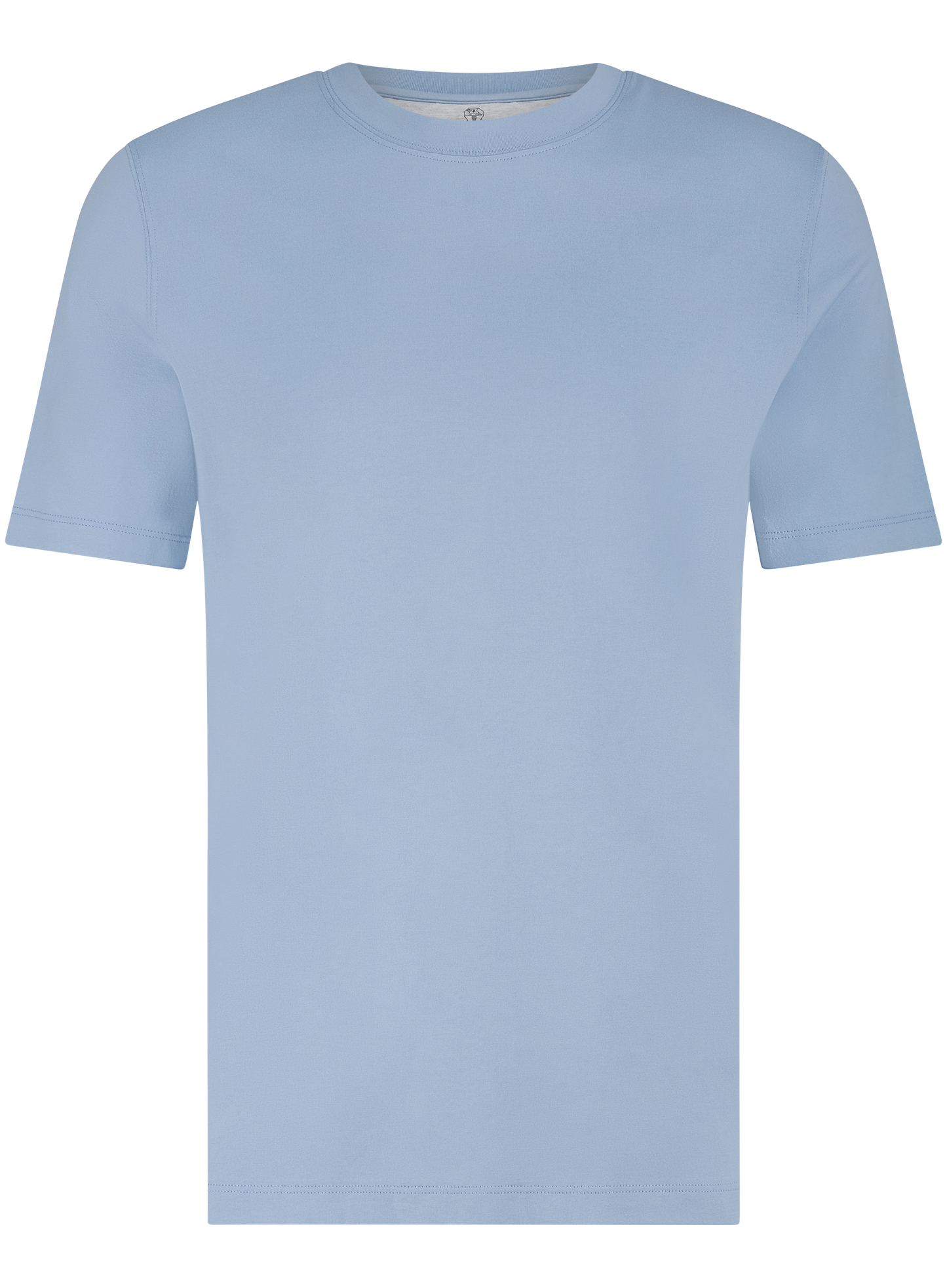 T-shirt van katoen | Blauw