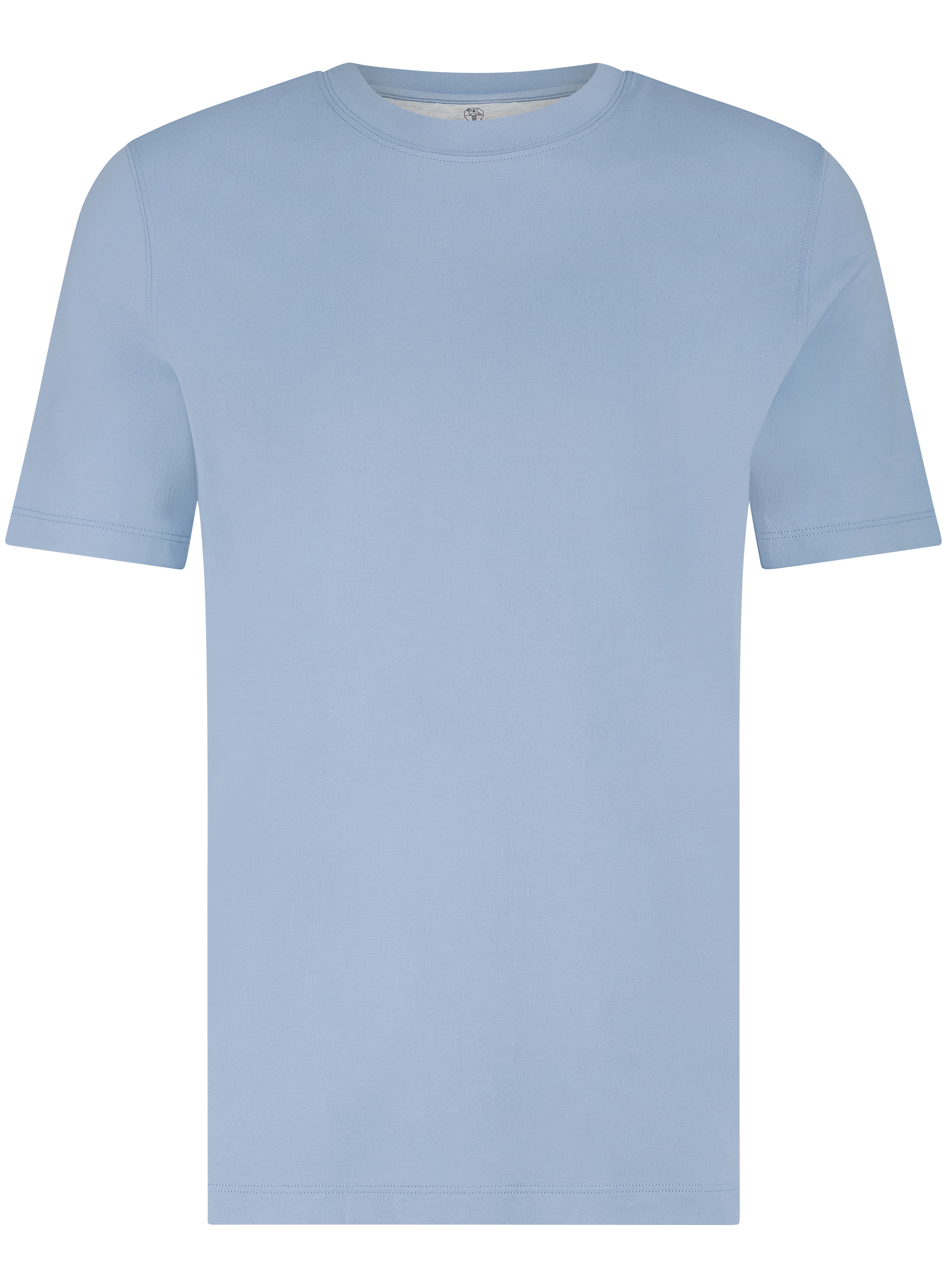 T-shirt van katoen | Blauw