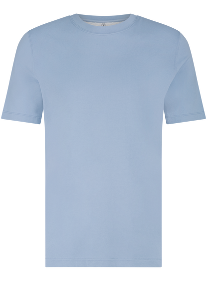 T-shirt van katoen | Blauw