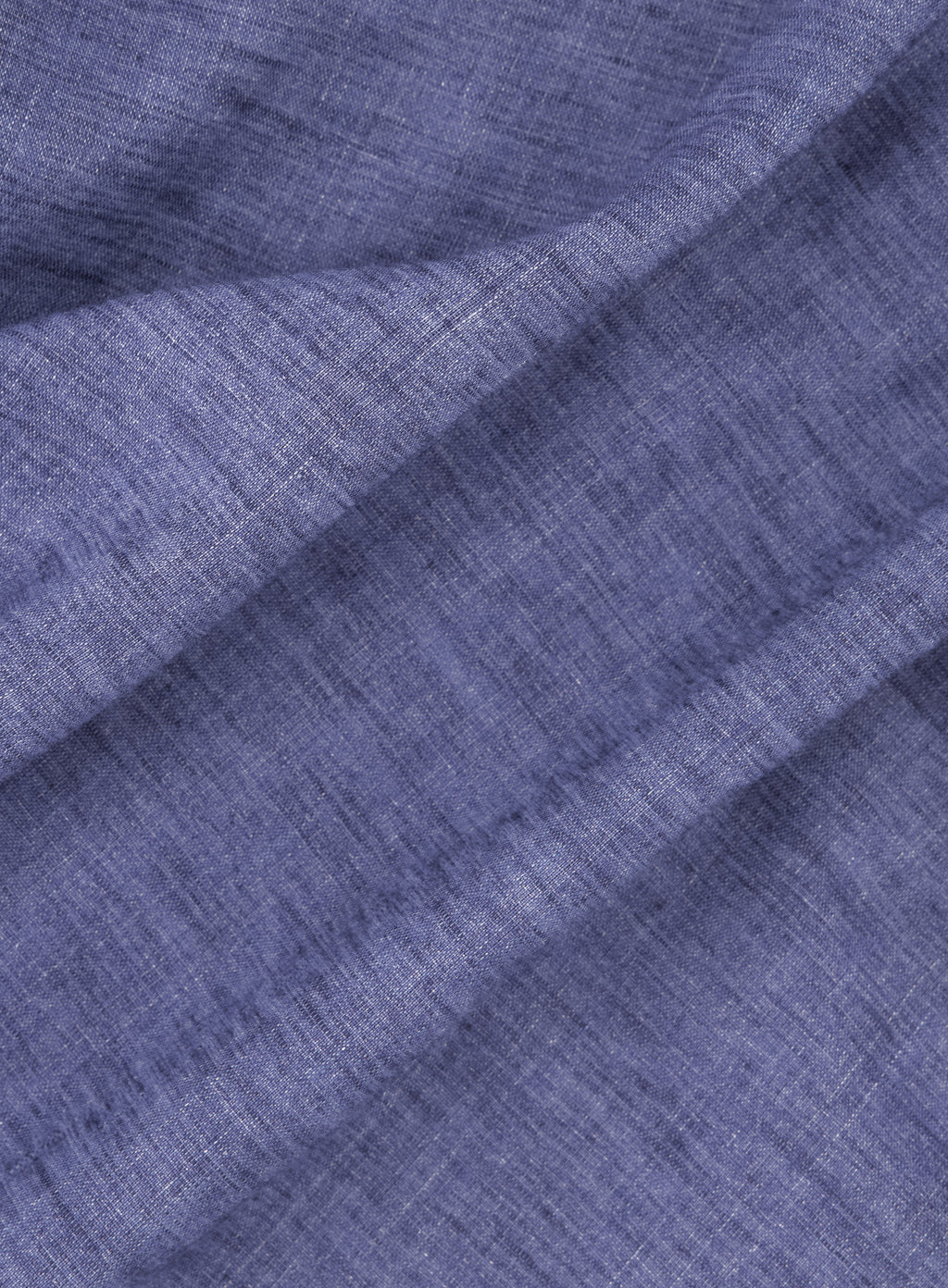 Stretch shirt van linnen | FULL_WIDTH | MID.BLAUW