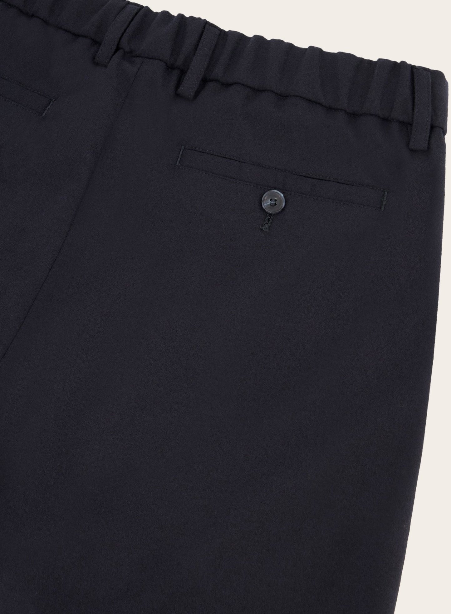 Pantalon van scheerwol en cashmere | BLUE NAVY