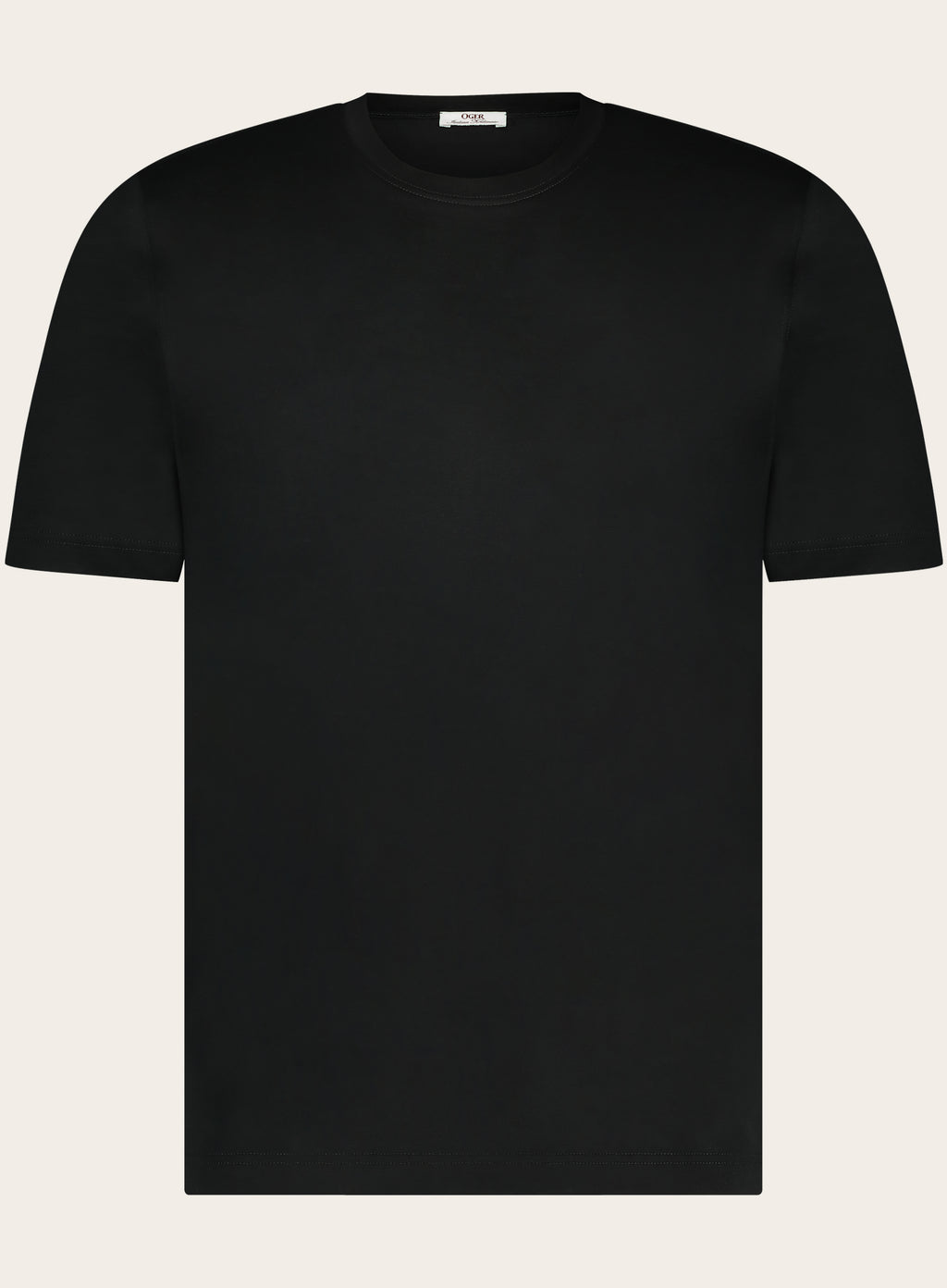 T-shirt van katoen | Zwart