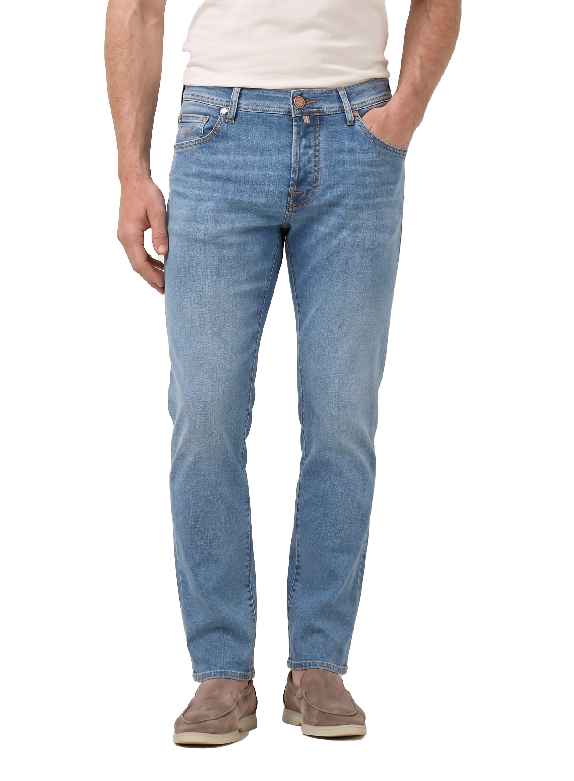 Nick jeans van katoen | MODEL | FULL_WIDTH | L.Blauw