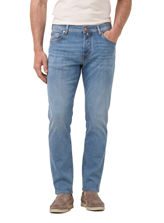 Nick jeans van katoen | FULL_WIDTH | L.Blauw