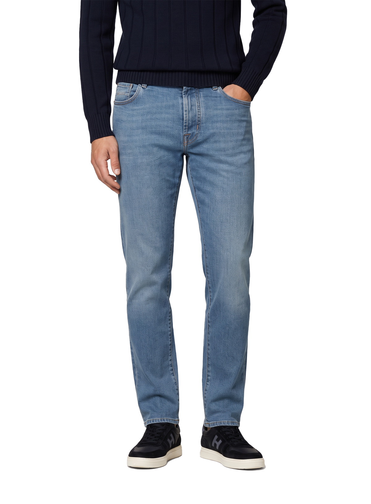 Bard jeans in katoen stretch | FULL_WIDTH | L.Blauw