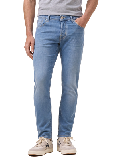 Nick jeans van katoen | MODEL | FULL_WIDTH | L.Blauw