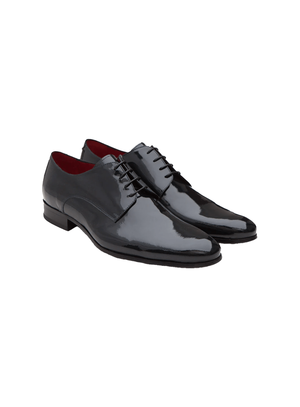 Lakschoenen in leer | Zwart