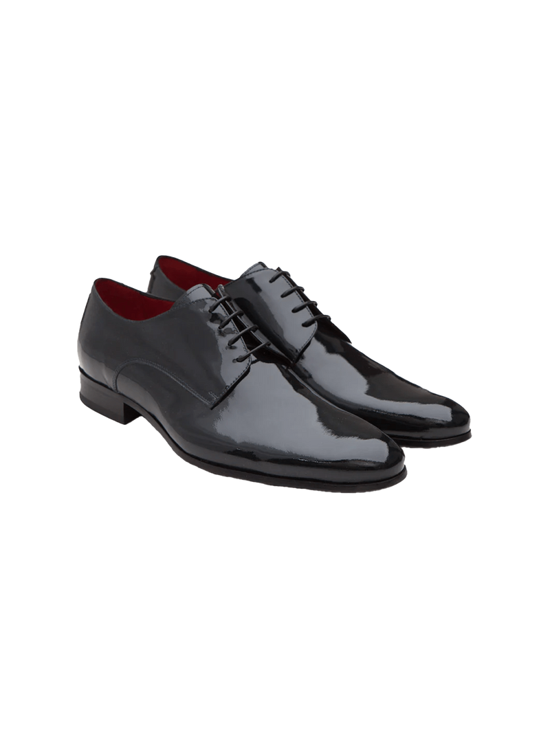 Lakschoenen in leer | Zwart