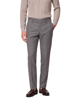 Broek in wol cashmere stretch | FULL_WIDTH | L.Grijs