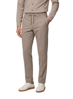Pantaloni jogger uomo in lana | FULL_WIDTH | Beige