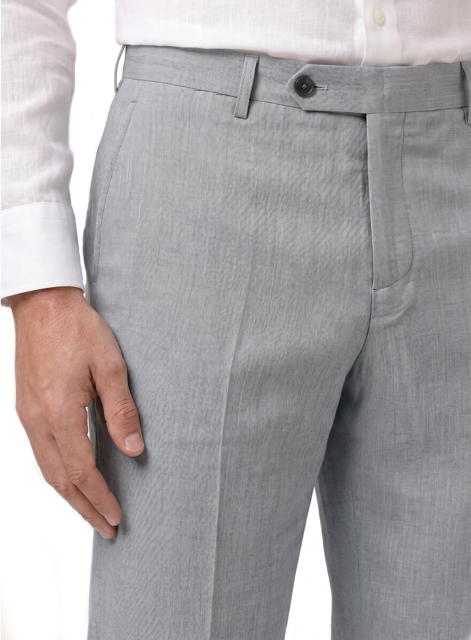 Pantalon van wol | M.Grijs