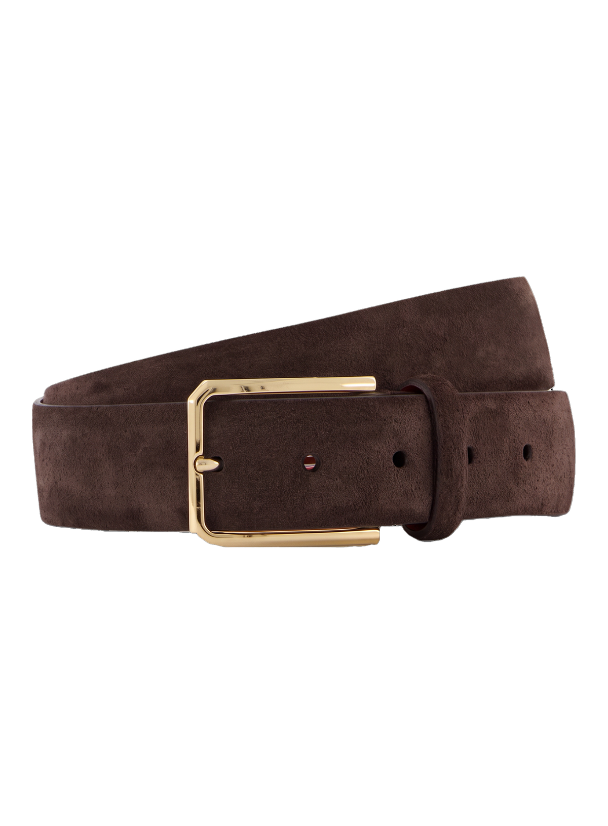 Suède riem | Bruin