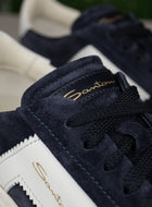Suède sneakers | BLUE NAVY