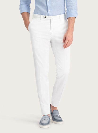 Pantalon van katoen | Wit