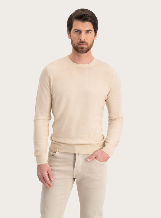 Crewneck van cashmere | Beige