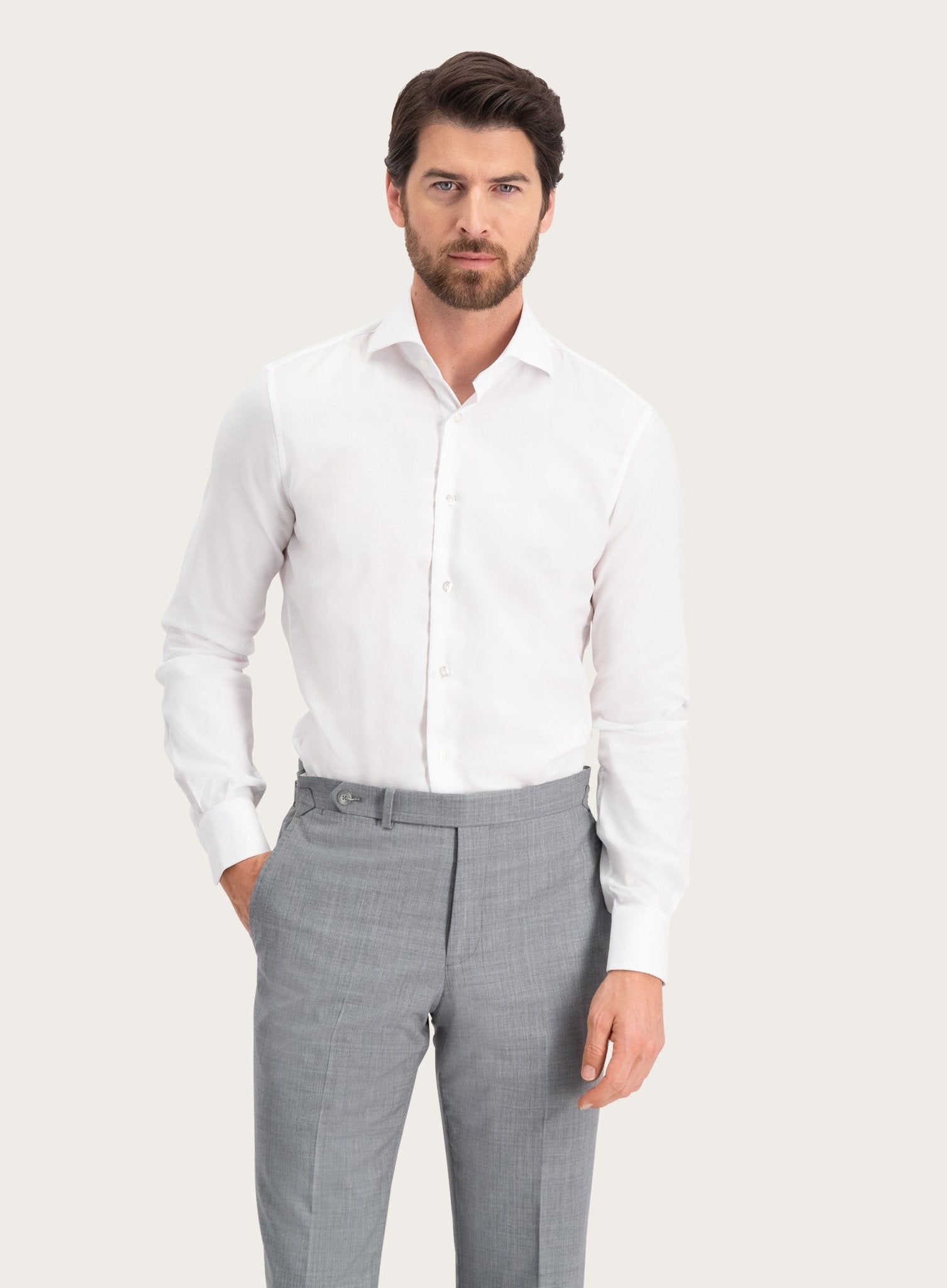 Overhemd van katoen | MODEL | Wit