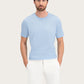 T-shirt van katoen | L.Blauw