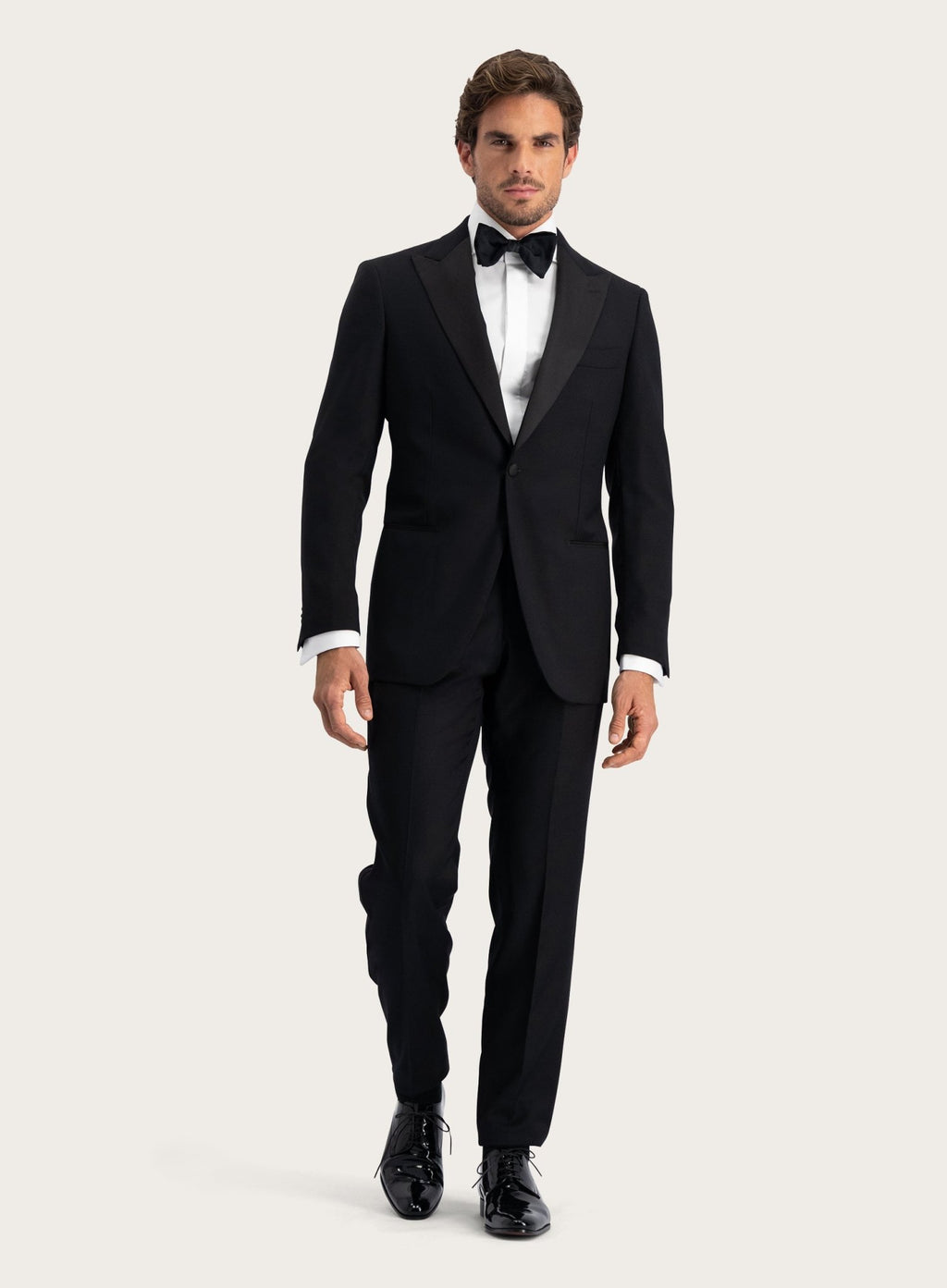 Slim-Fit-Smoking aus Wolle