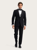 Slim-Fit-Smoking aus Wolle