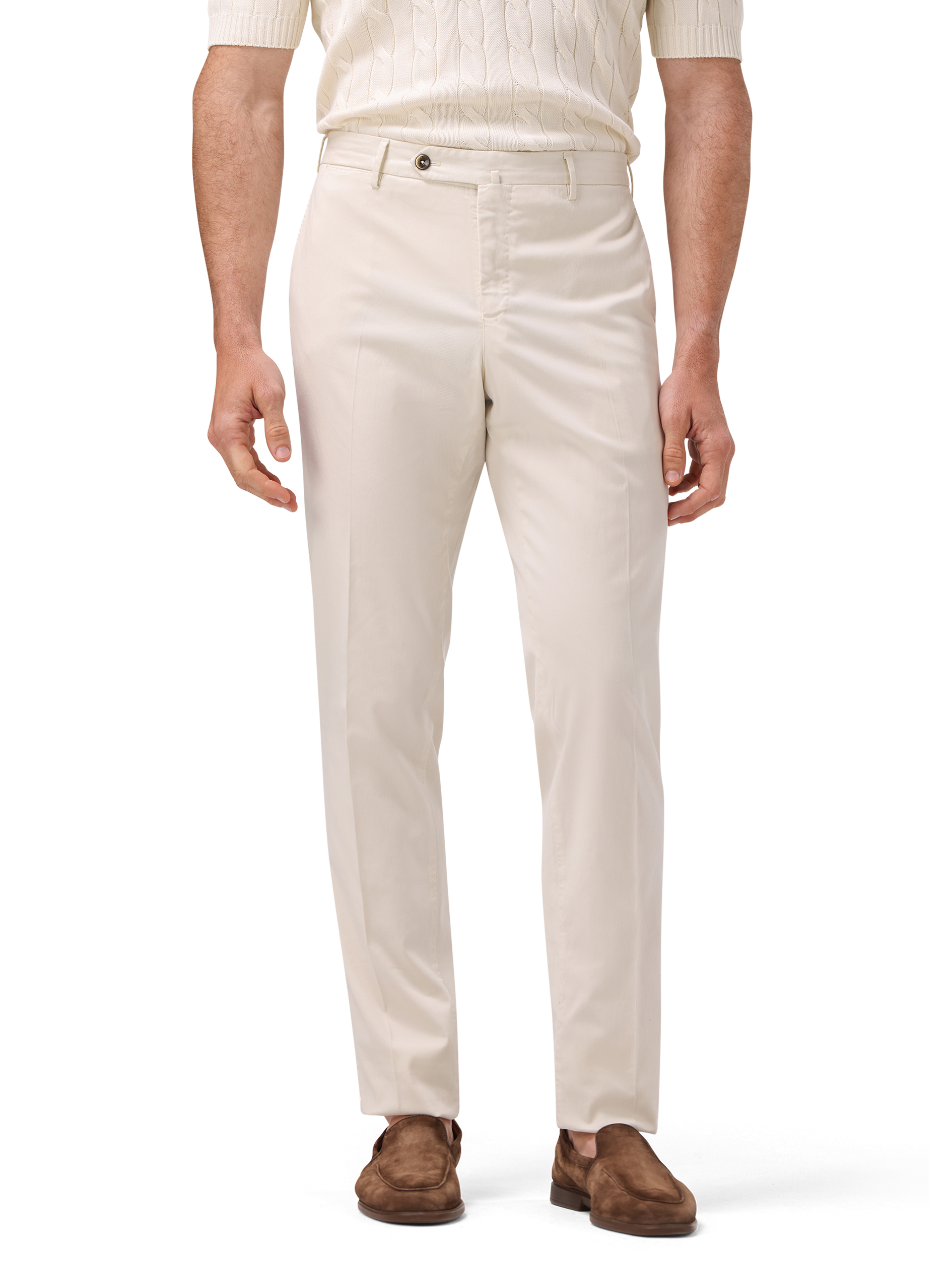Broek van katoen | MODEL | FULL_WIDTH | Beige