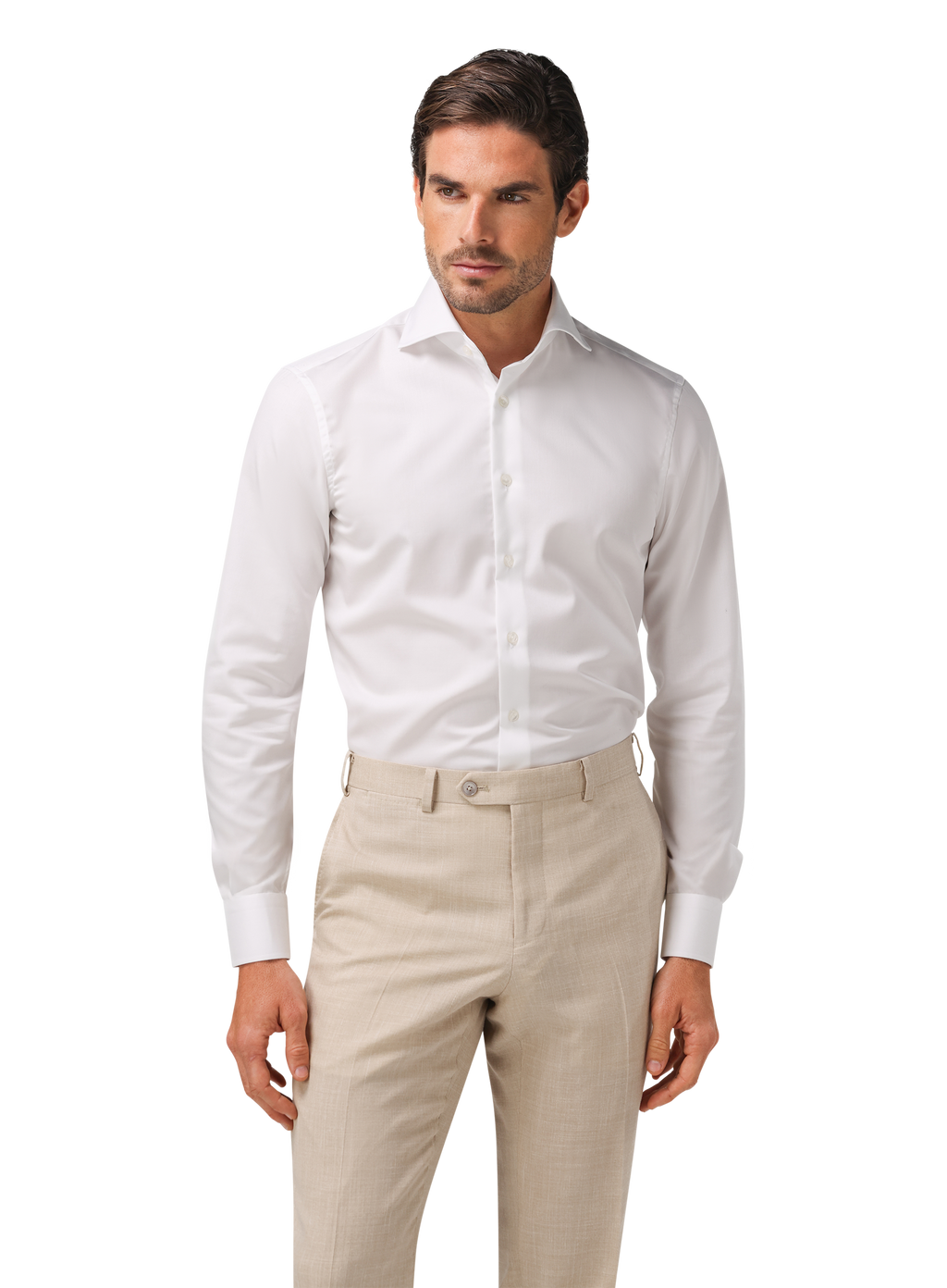 Overhemd van katoen | MODEL | Wit