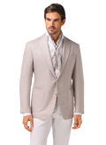 Colbert van wol, zijde en linnen | MODEL | FULL_WIDTH | Beige