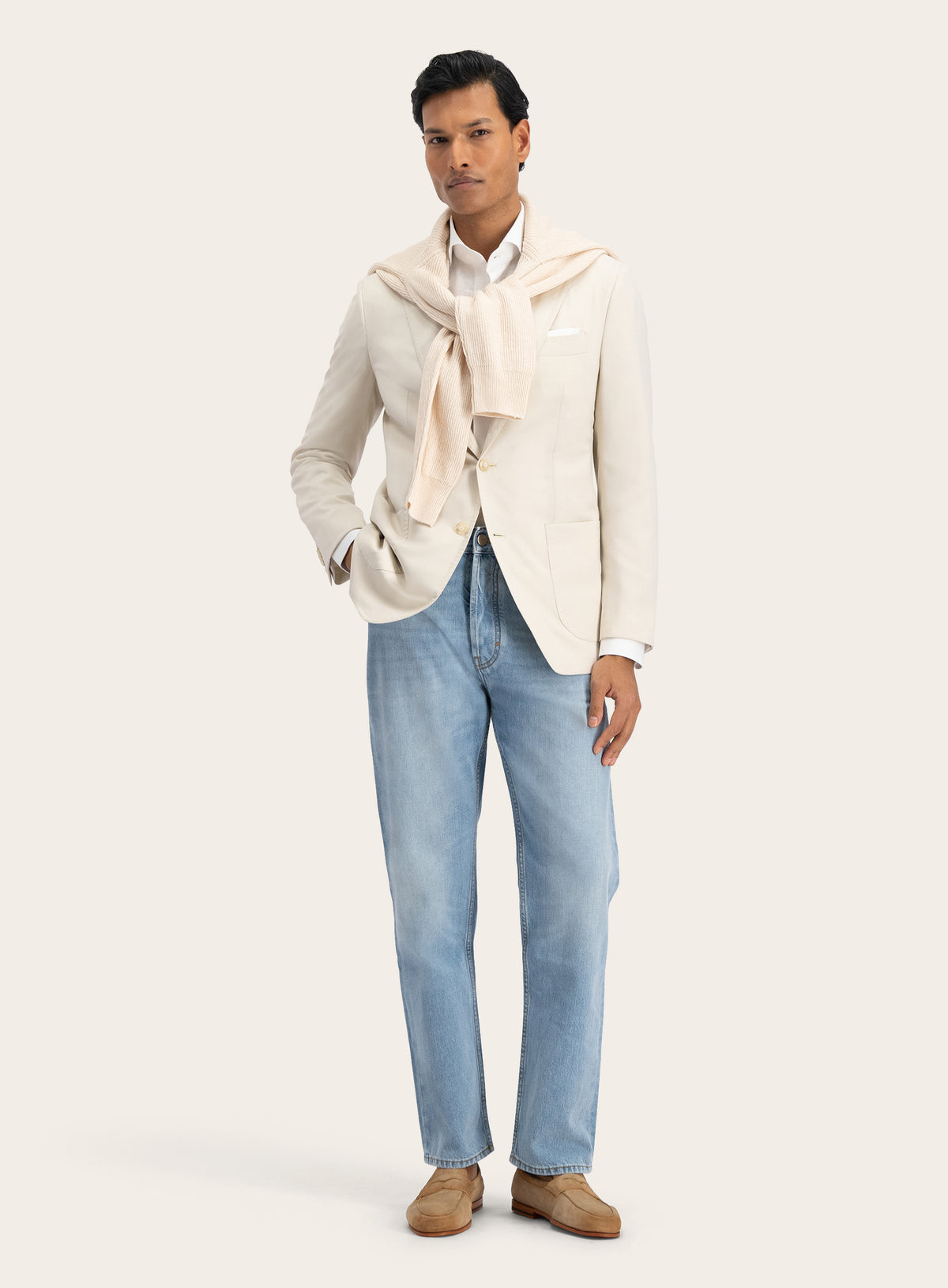Jasje van linnen | FULL_WIDTH | MODEL Beige