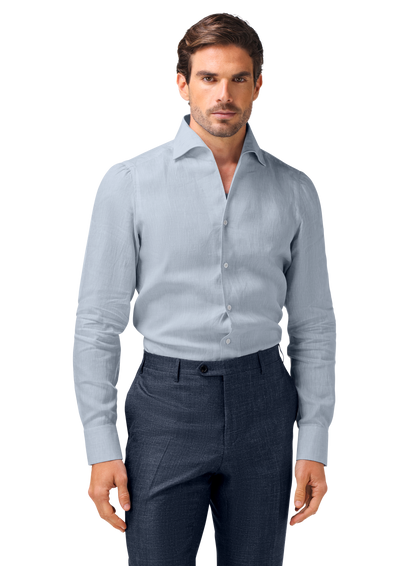 Overhemd van linnen | FULL_WIDTH | L.Blauw