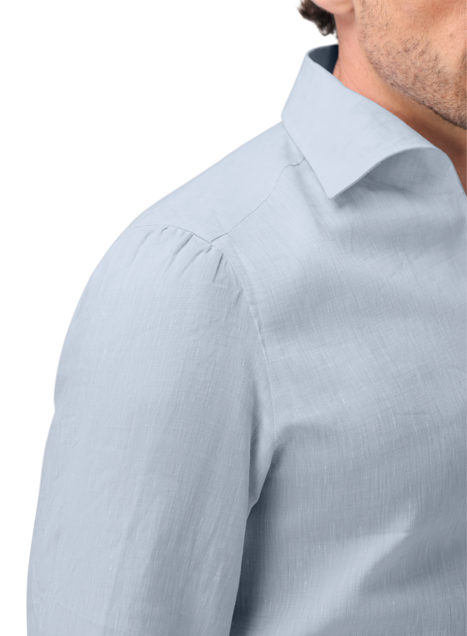 Overhemd van linnen | FULL_WIDTH | L.Blauw