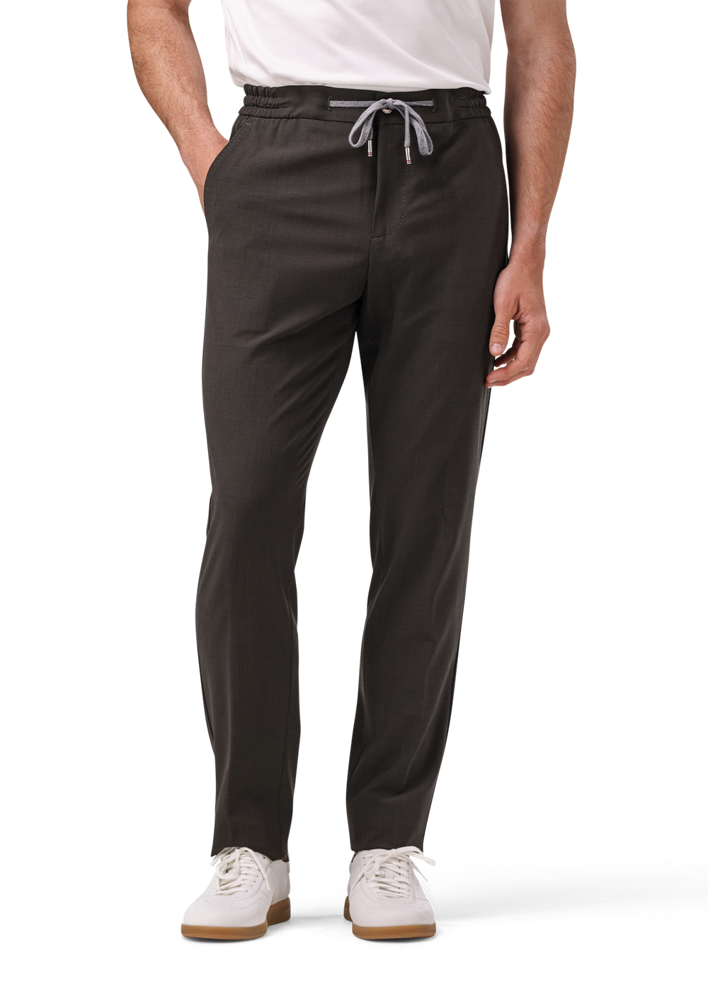 Carraciolo jog pantalon van scheerwol | MODEL | D.Groen