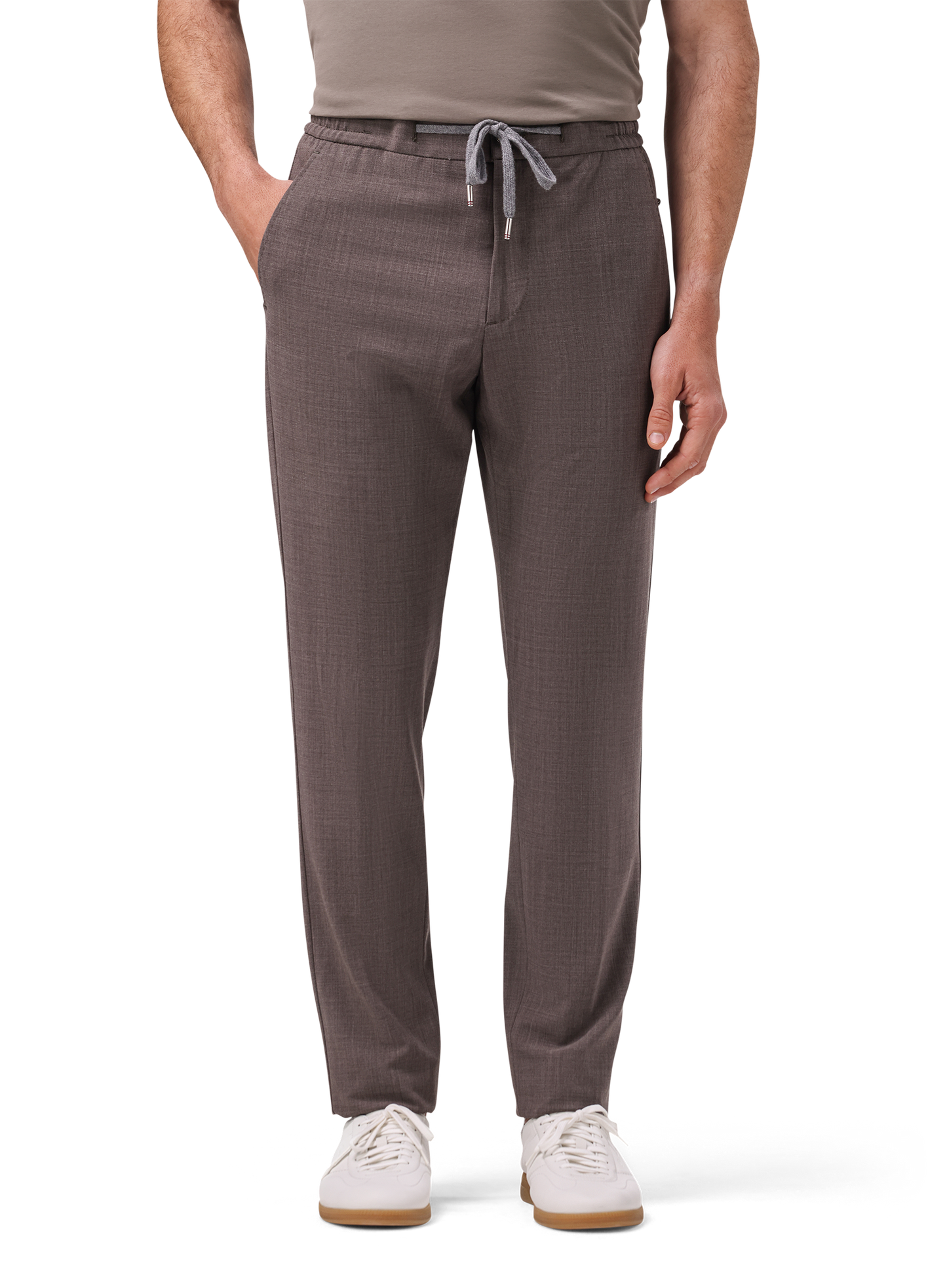 Broek van scheerwol | MODEL | FULL_WIDTH | TAUPE