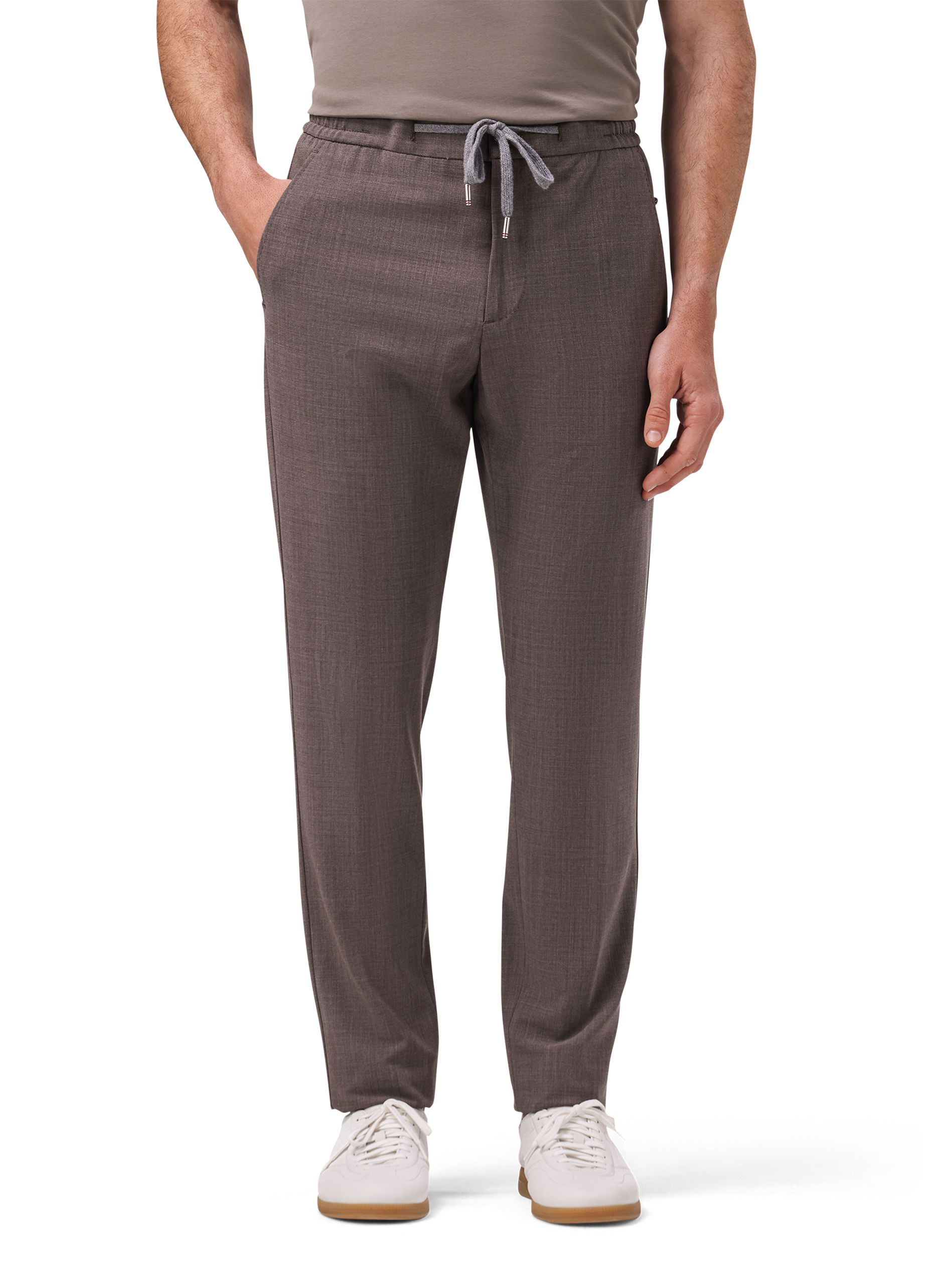 Broek van scheerwol | MODEL | FULL_WIDTH | TAUPE