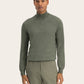 Half-zip trui van wol | Groen